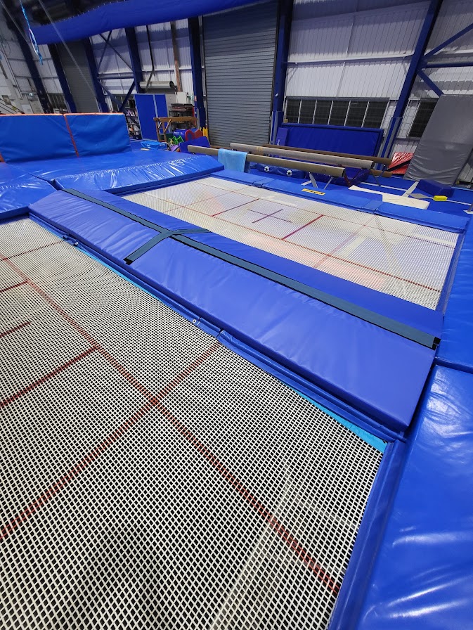 DazPads for side-by-side trampolines